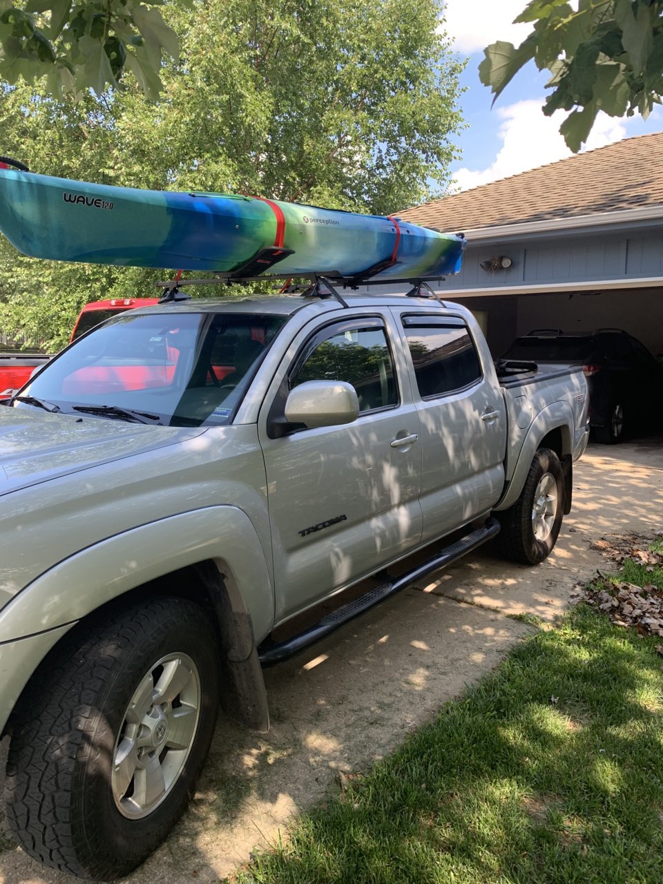 Buy AA-Racks Model APX25 Fits Toyota Tacoma 2005-On Aluminum Truck Rack  with 8 Non-Drilling C-Clamps and 2 Sets Kayak J-Racks with Ratchet Lashing  Straps & Ratchet Bow and Stern Tie Down Straps