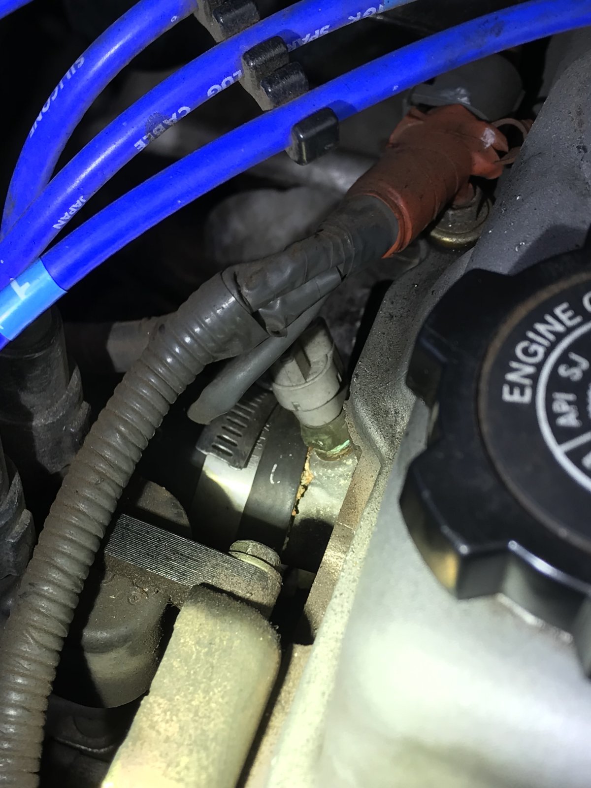 Leaking upper radiator hose. | Tacoma World