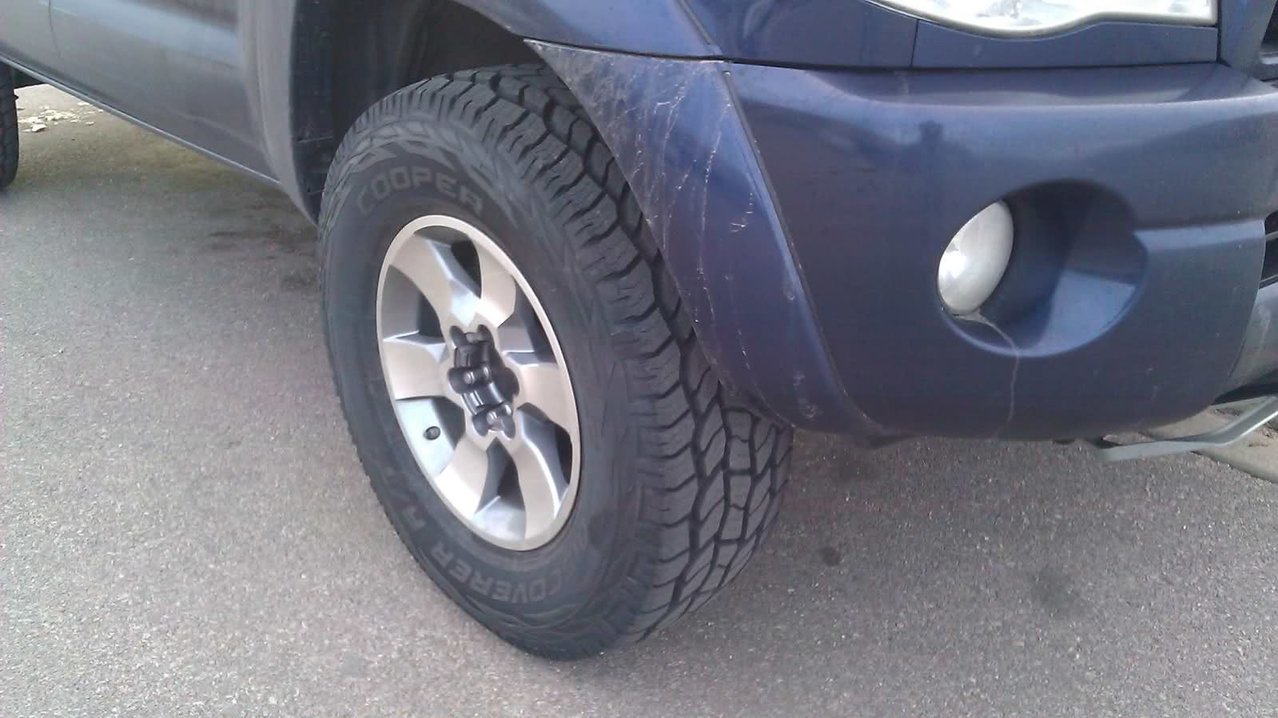 2011 4Runner Rims and 275/70/17 Cooper AT3s.