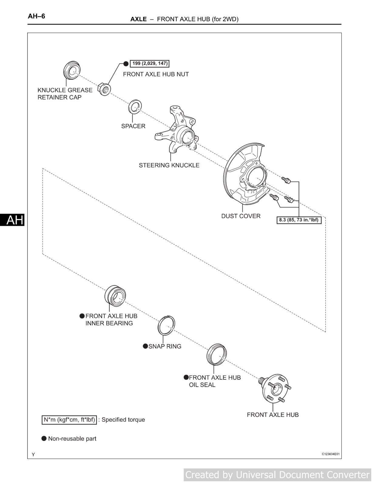 5 Lug Front Hub Components.jpg
