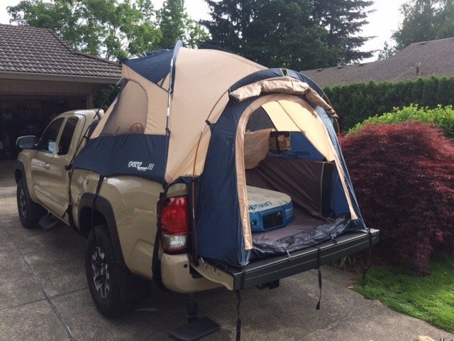 Truck bed tent discount tacoma short bed