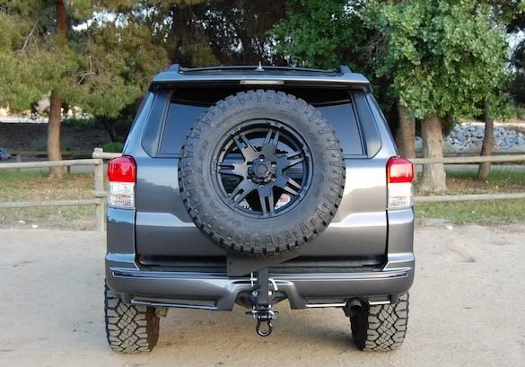 Folding hitch tire discount carrier