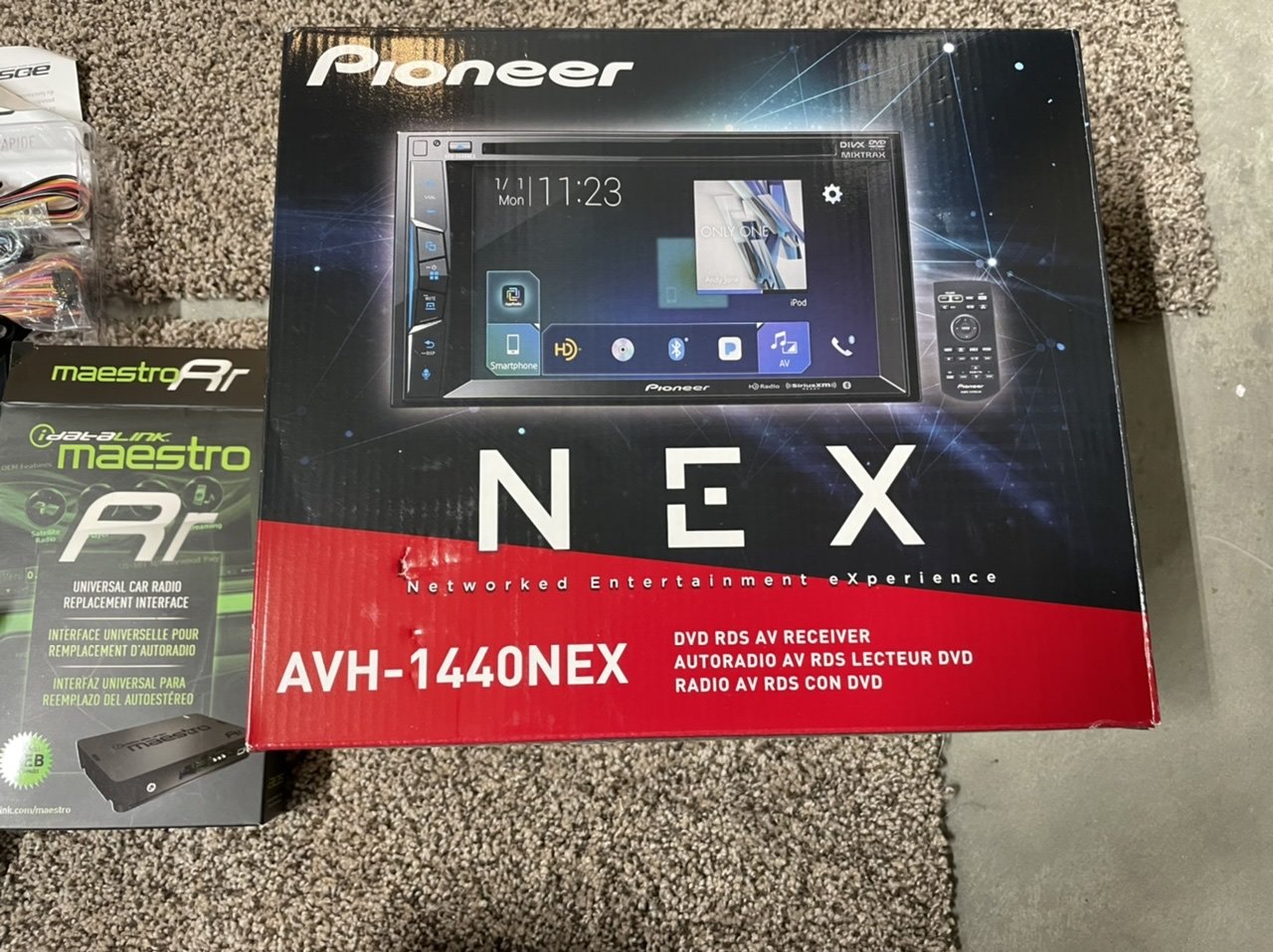 FS Pioneer AVH1440NEX WITH Maestro, complete harness, and install kit