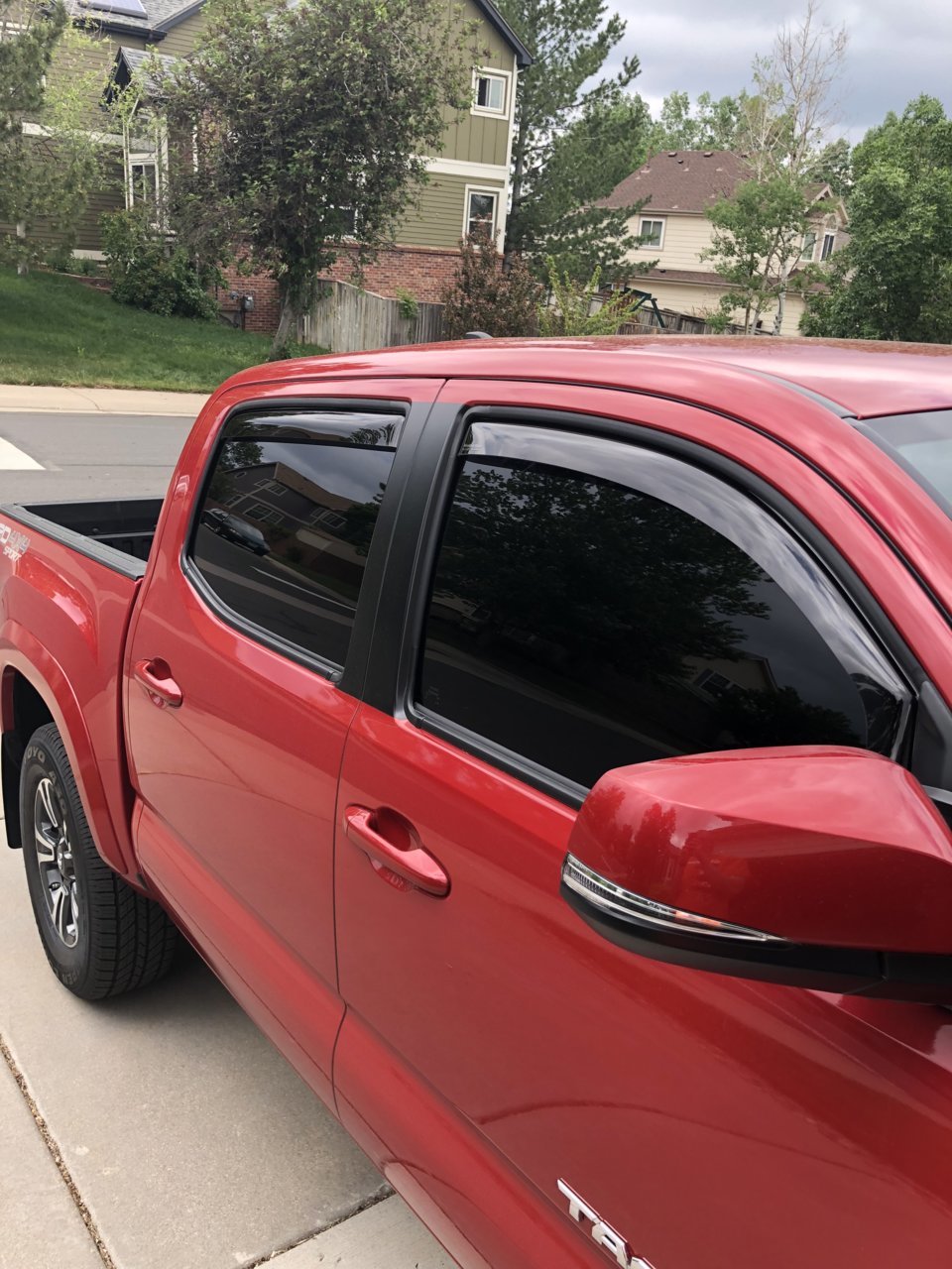 Rain guards plus tint | Tacoma World