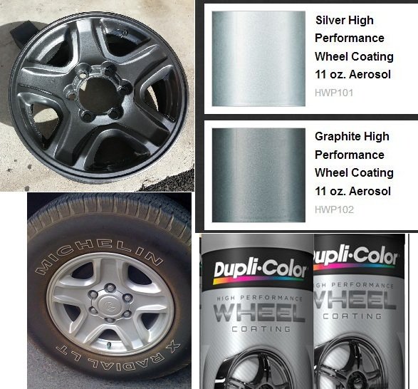 Rally Wheel Paint Silver Aerosol 12 oz