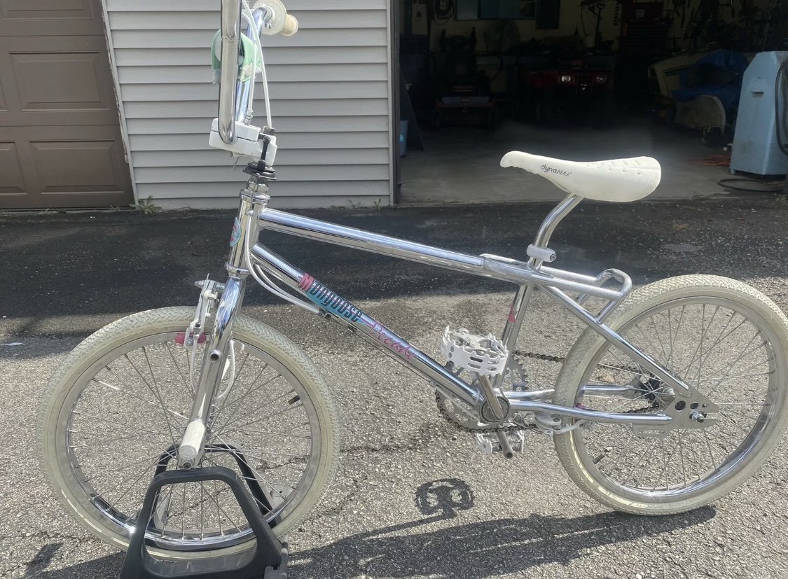 Old school chrome bmx sale