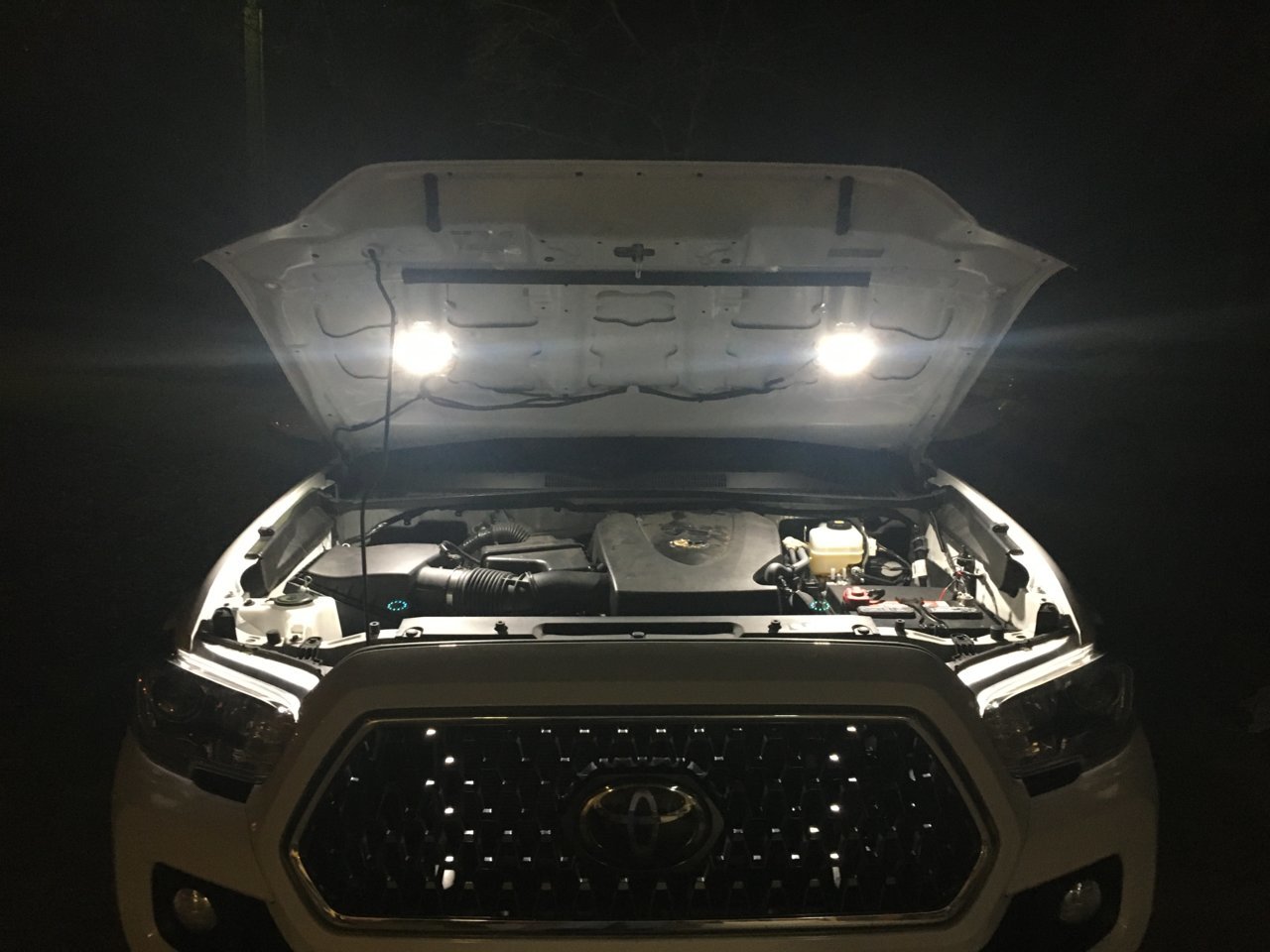 Automatic on/off 2016 Under Hood LED Light Kit Toyota Tacoma 