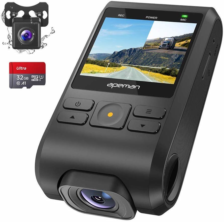 How To Install Apeman Dual Dash Cam - ATCAMR