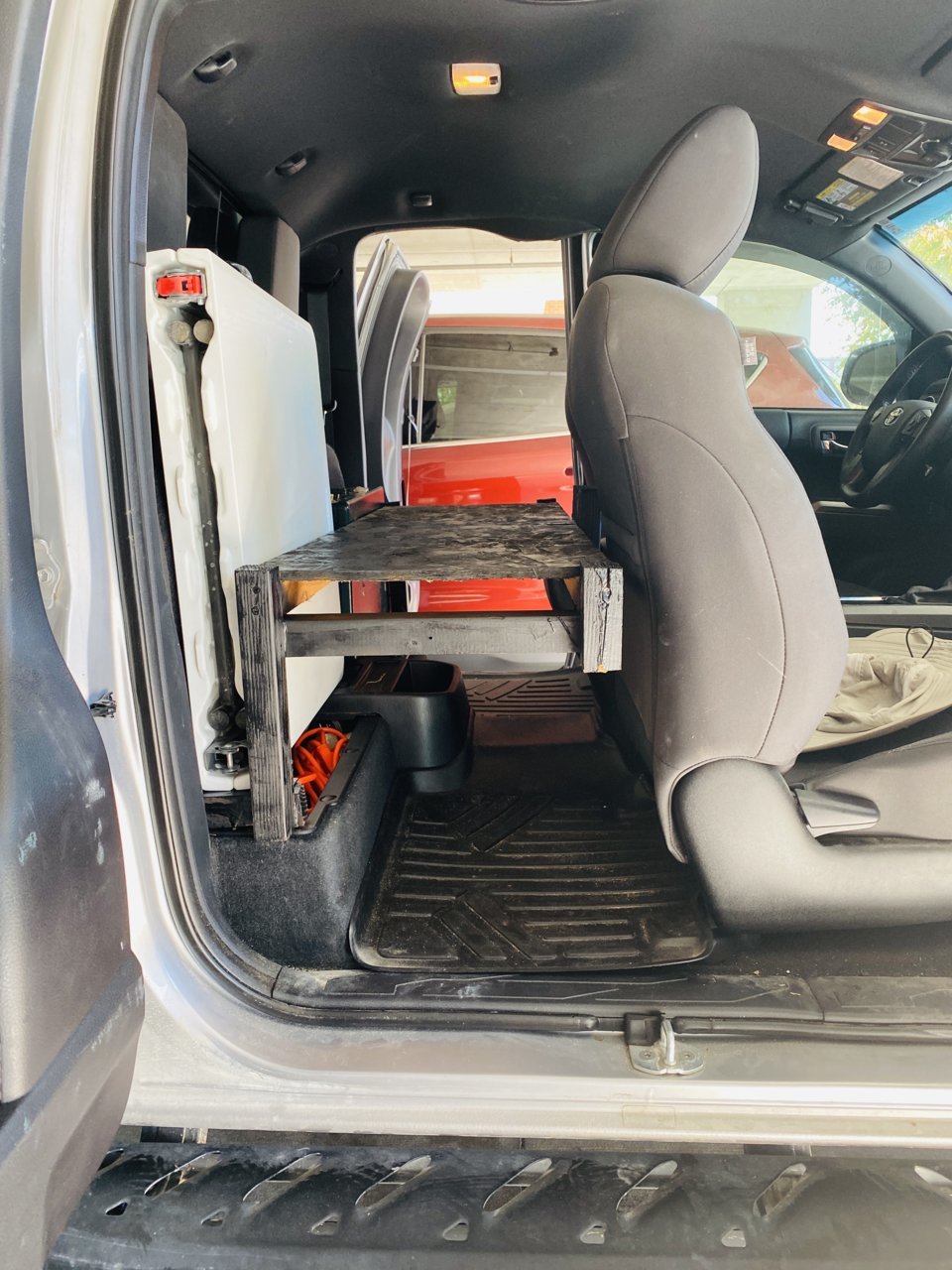 Back seat deals tool storage