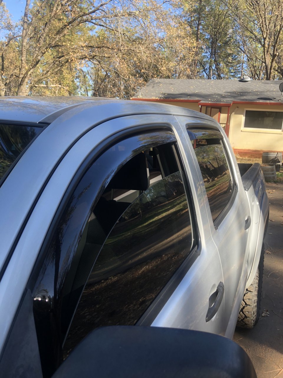 Double cab window visors World