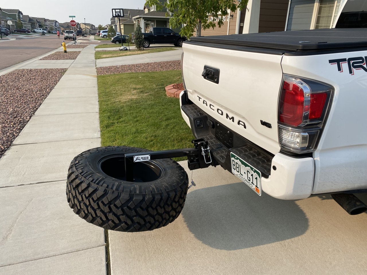 Hitch Mounted Spare Tire Carrier - Rigid Armor - SOLD | Page 2 | Tacoma ...