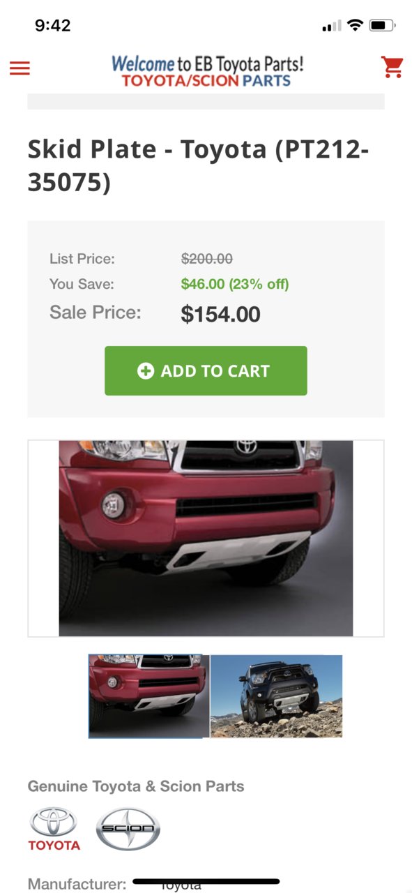 2nd Gen Skid Plate Tacoma World