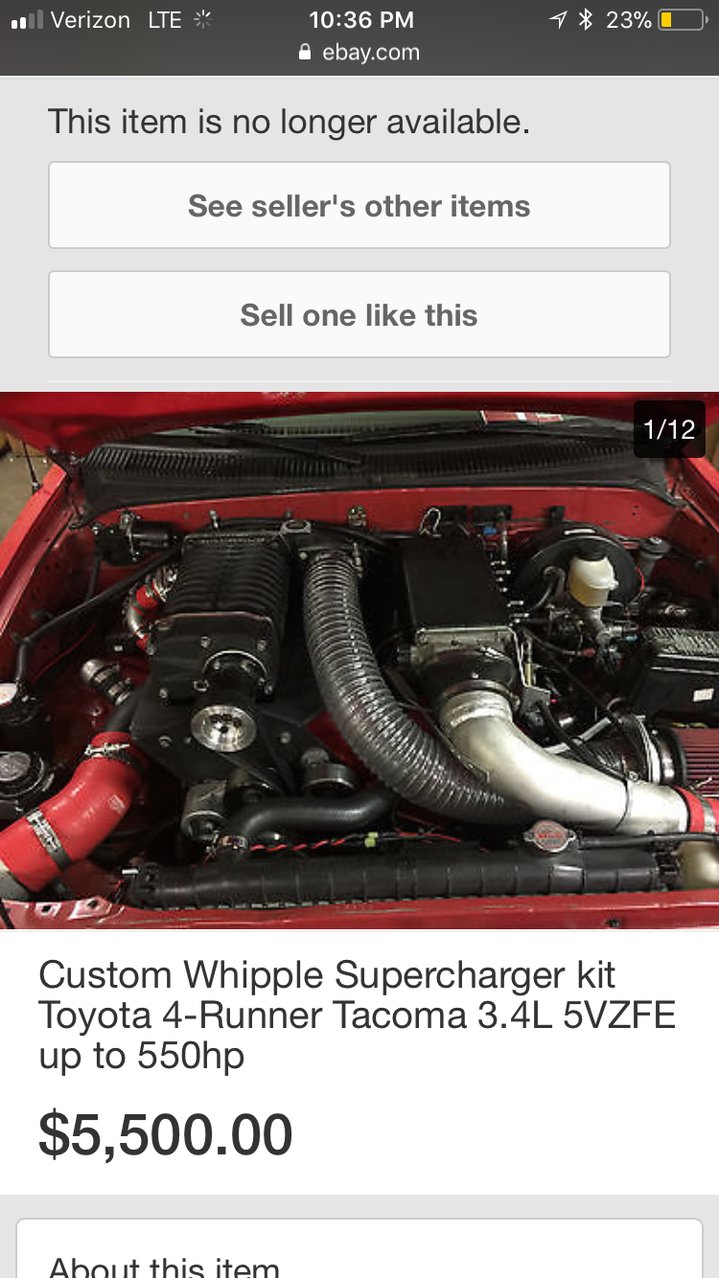 3.4L whipple supercharger | Tacoma World