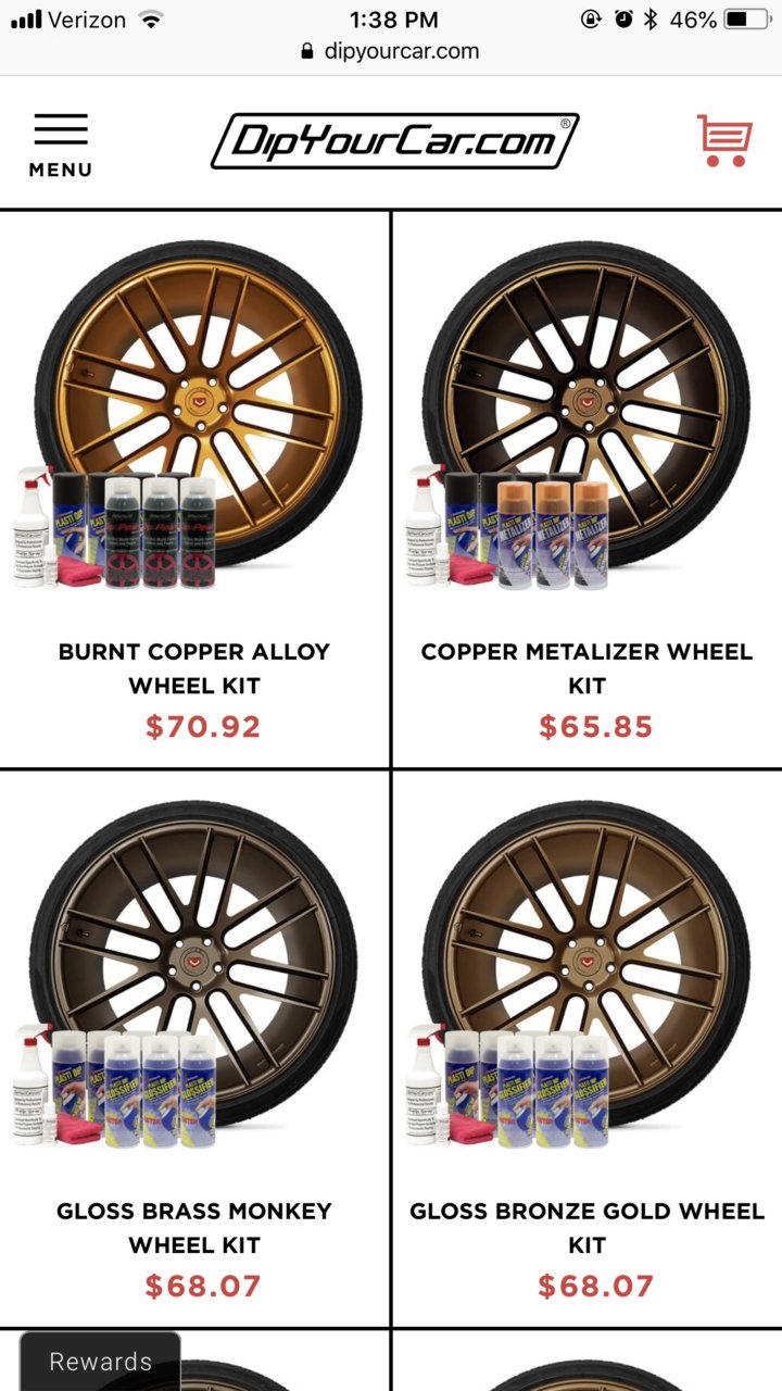 Bronze Gold HyperDip® Wheel Kit –