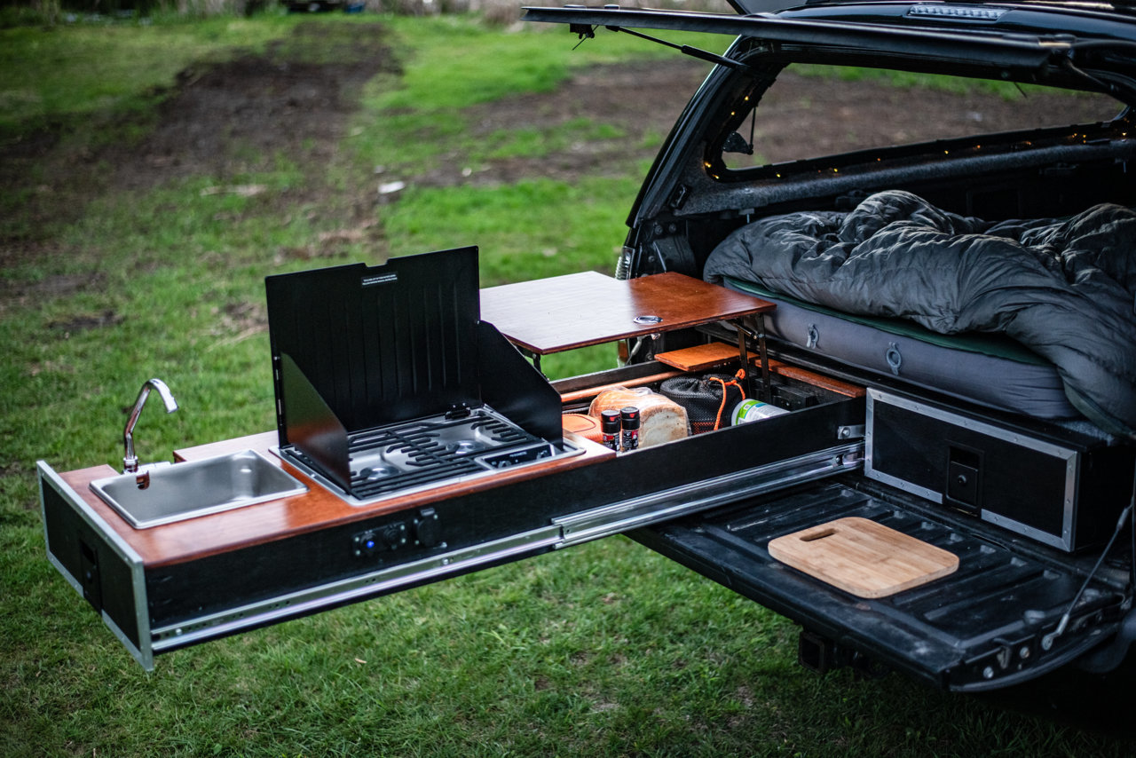 Build Thread Ultimate Bed Drawer System for Camping/Cooking/Tailgating