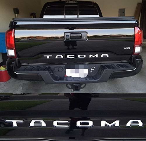 Tailgate Insert Letters for Toyota Tacoma 2016 2017 2018 2019 2020 -3M ...