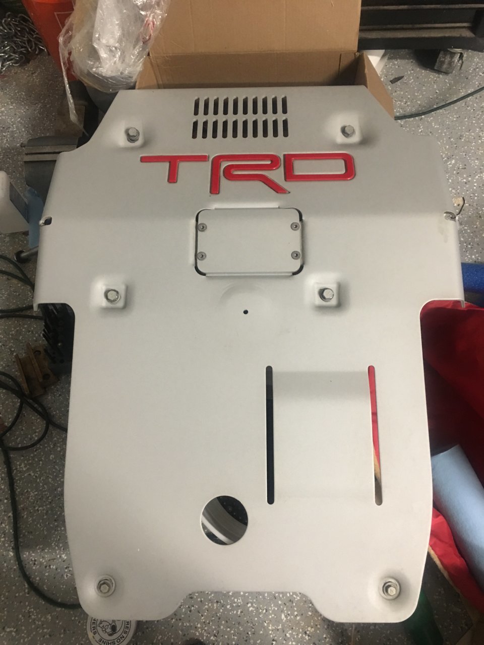 Trd pro skid plate World