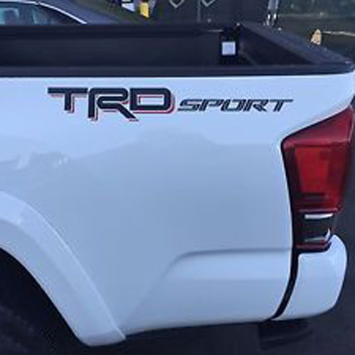 Pair of TRD Fly Fishing EditionToyota Racing Development bed side