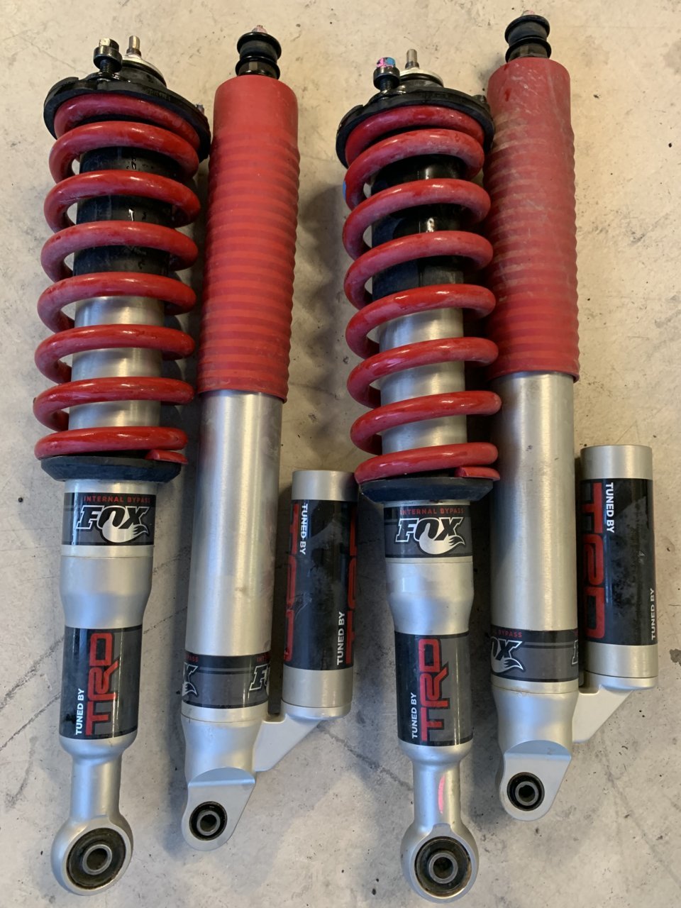 TRD Pro coilovers and rear shocks | Tacoma World
