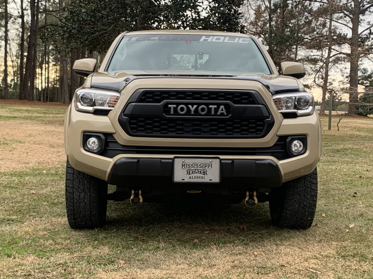 2009-Later Toyota Tacoma Front Demon Tow Hook Bracket with 3/4 inch Shackles