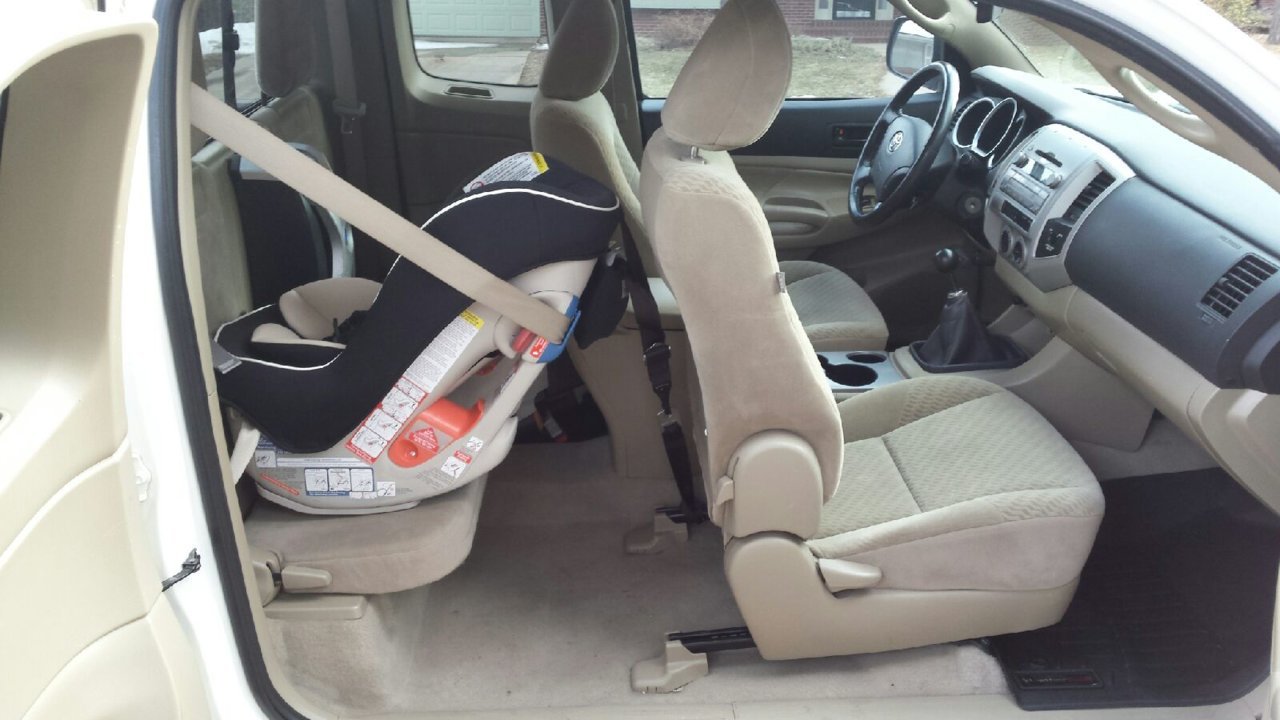 RearFacing Car Seat in 20092015 Access Cab World