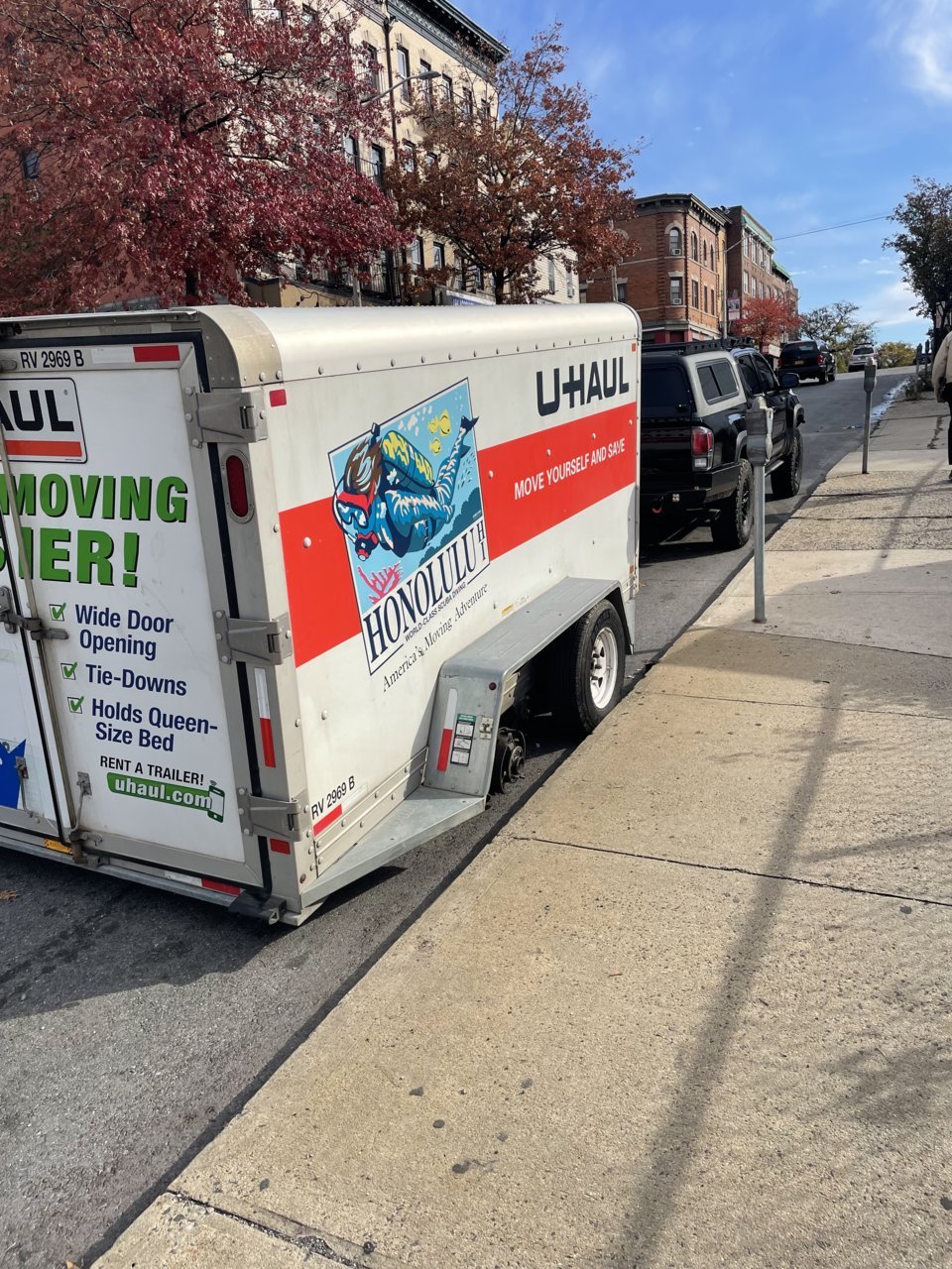 4x8 enclosed trailer uhaul