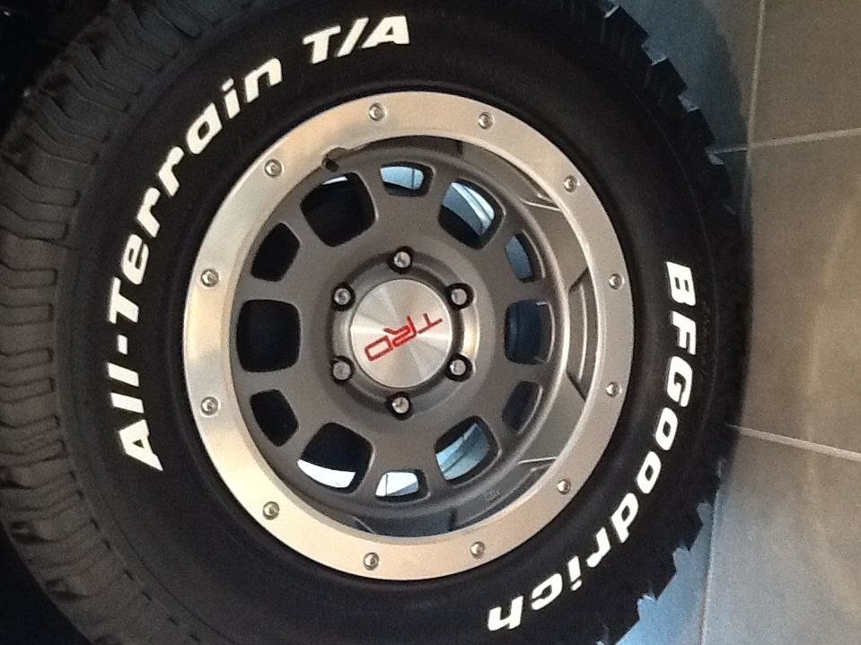 toyota trd beadlock wheels