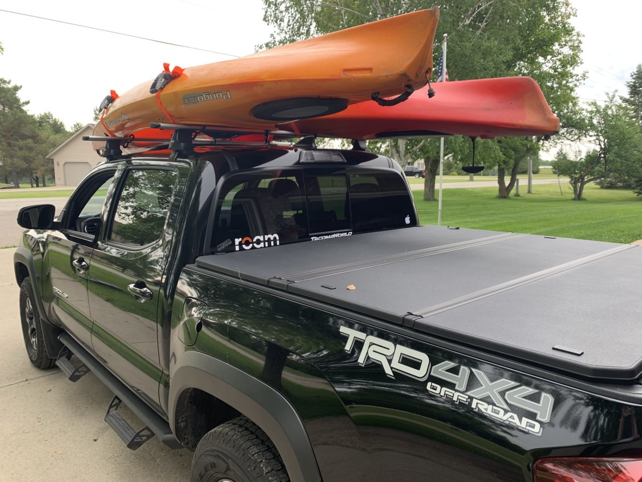 Two 12' kayaks in the short bed? World