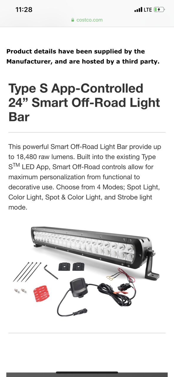 Costco light bar Tacoma World