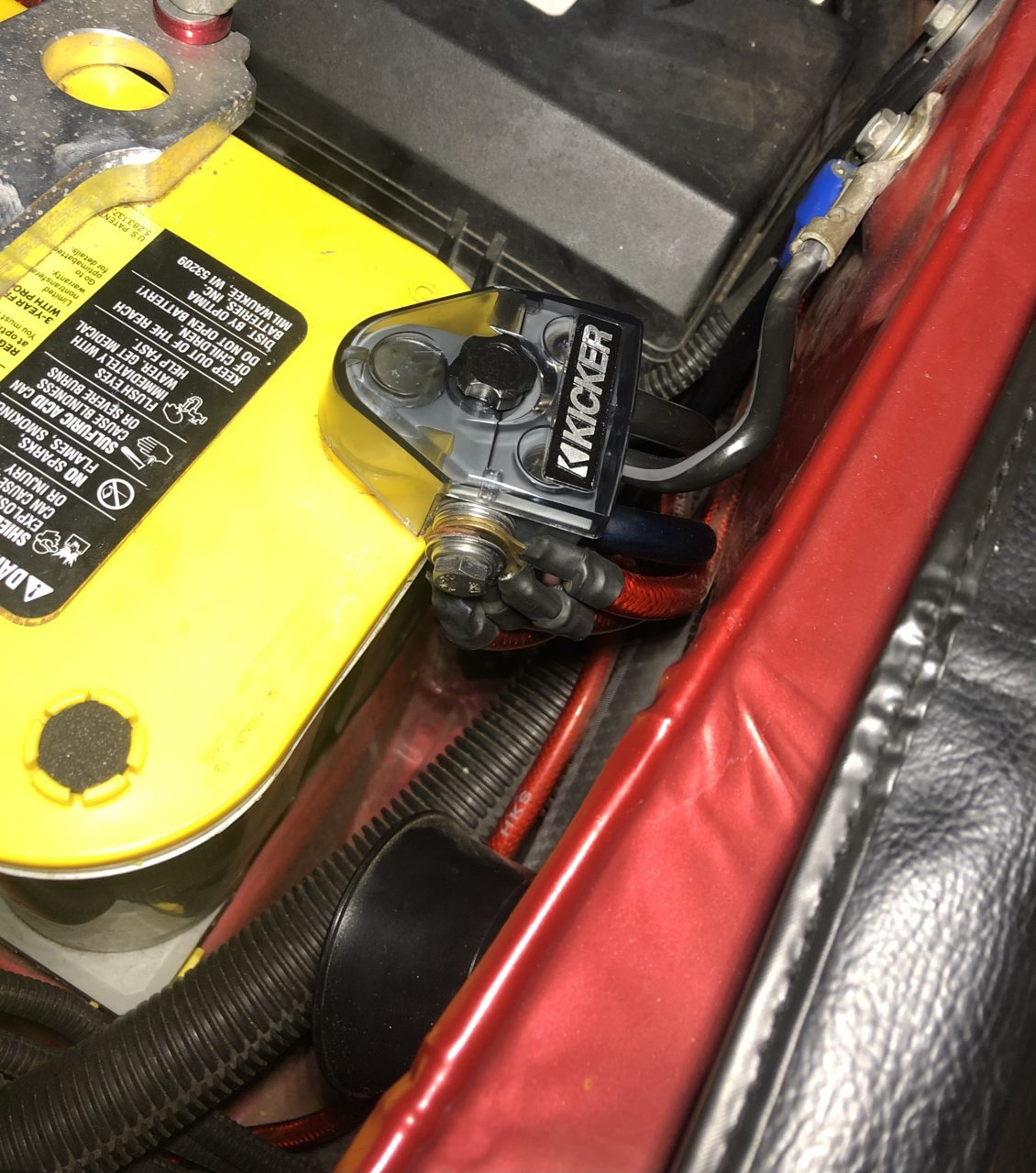 Battery terminal clearance upgrade