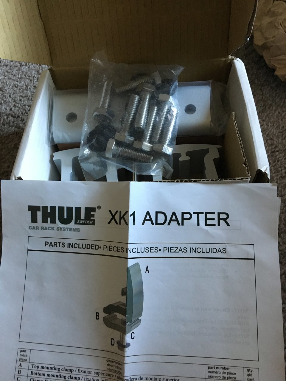 RARE Thule XK1 422xt xsporter adapter Tacoma World