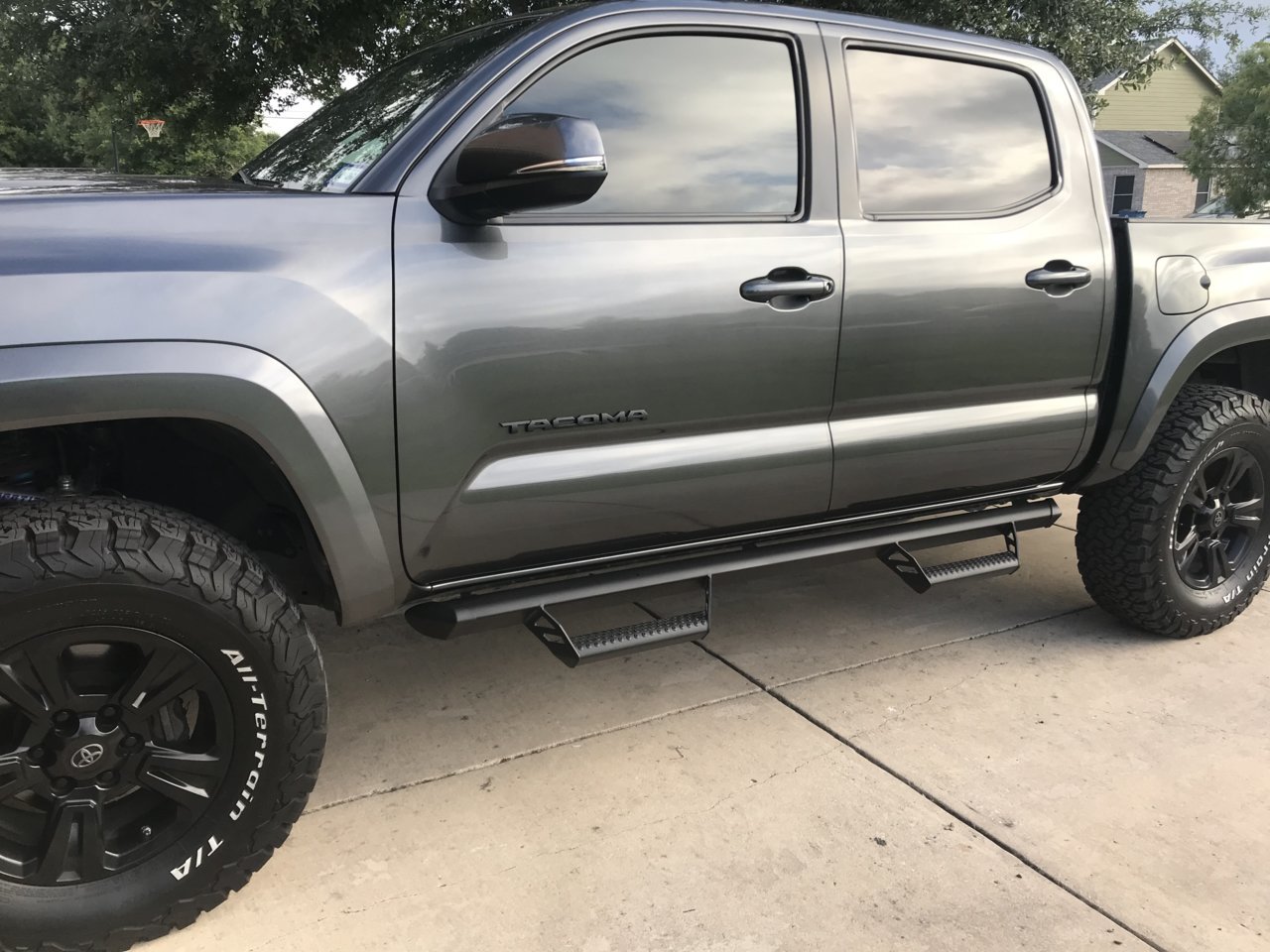 OEM Black Tacoma decal; not Overlay.