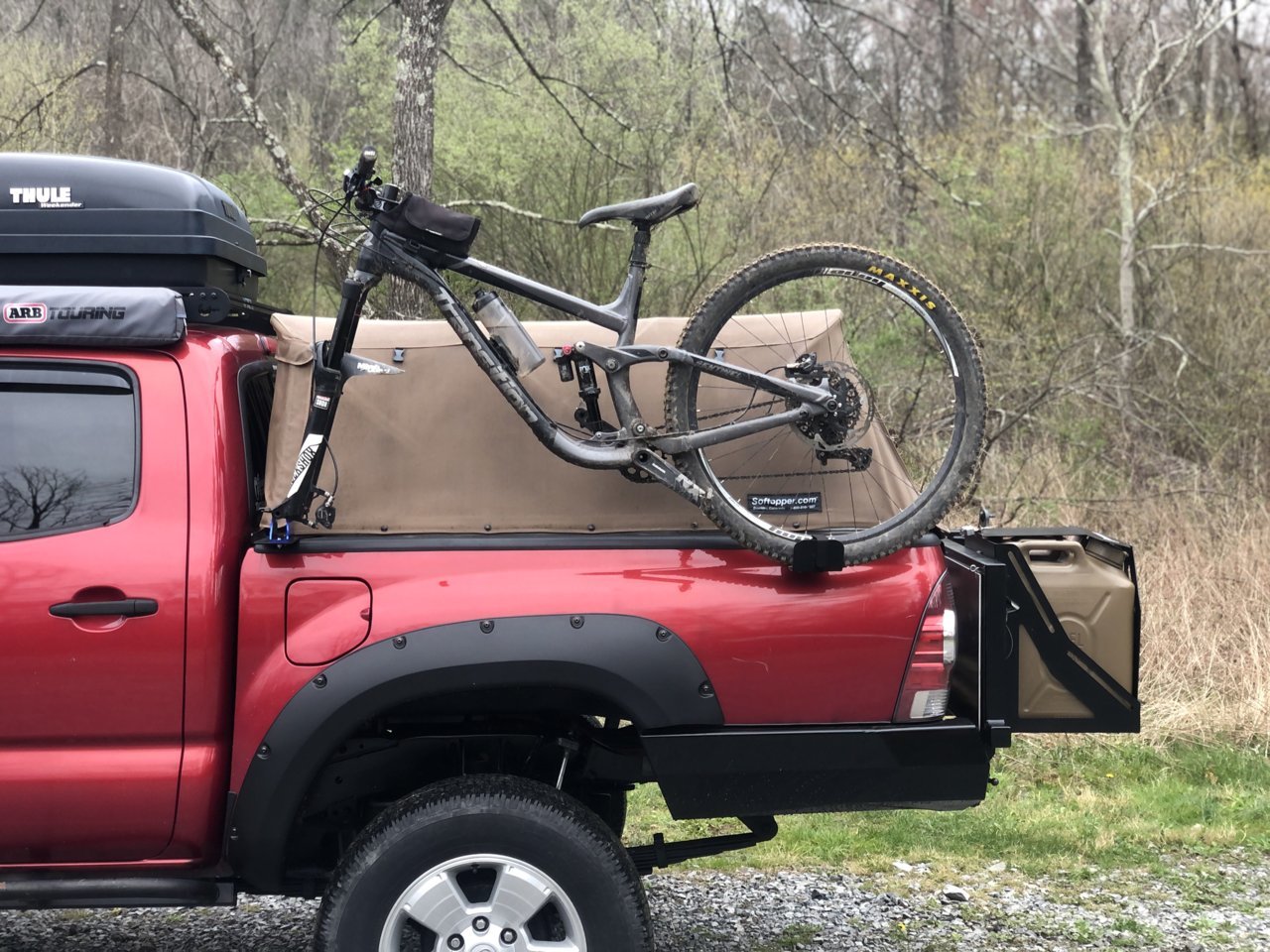 side mount bike rack