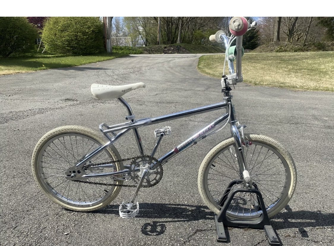 Old school chrome bmx hotsell