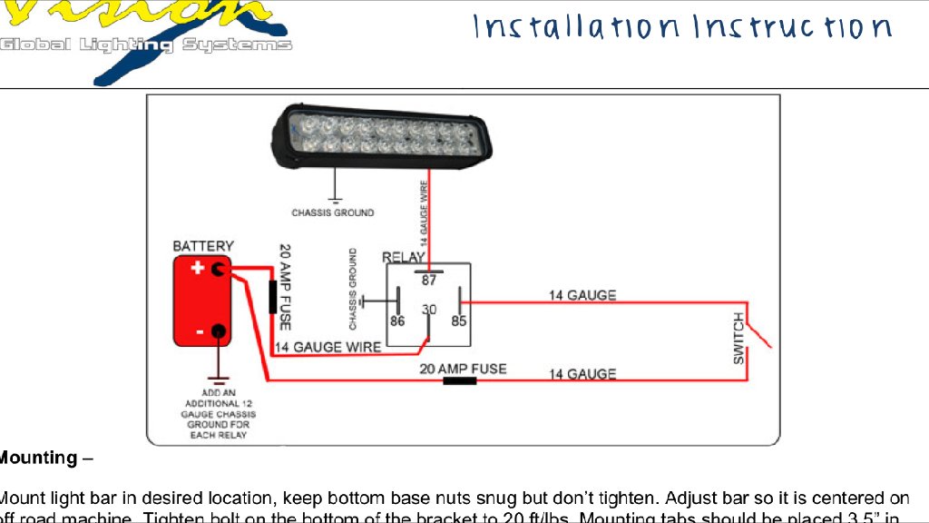 Led Light Bar Install Tacoma World, Led Light Bar Wiring Diagram No Relay