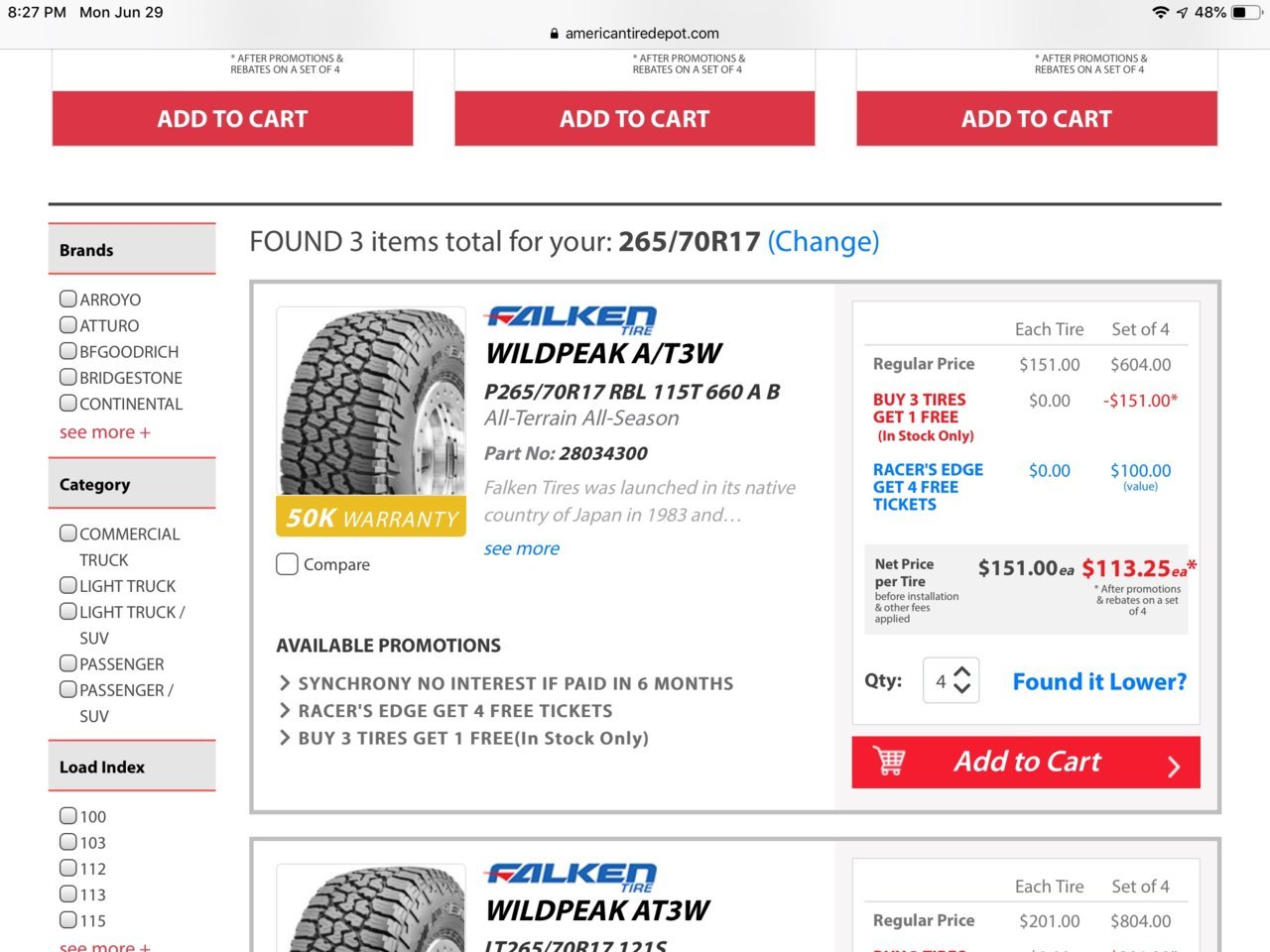 4th Of July Tire Sale?  Tacoma World