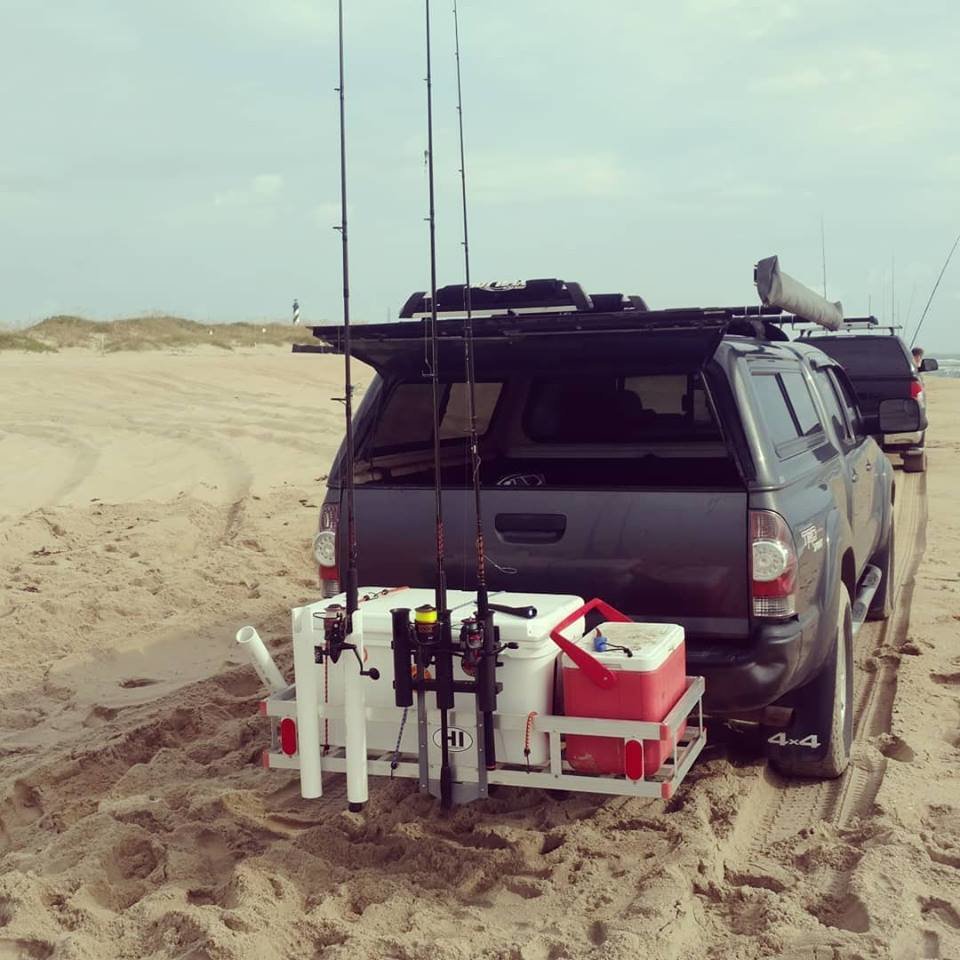 Rod Rack/cooler Holder Combo W/notched Caps 