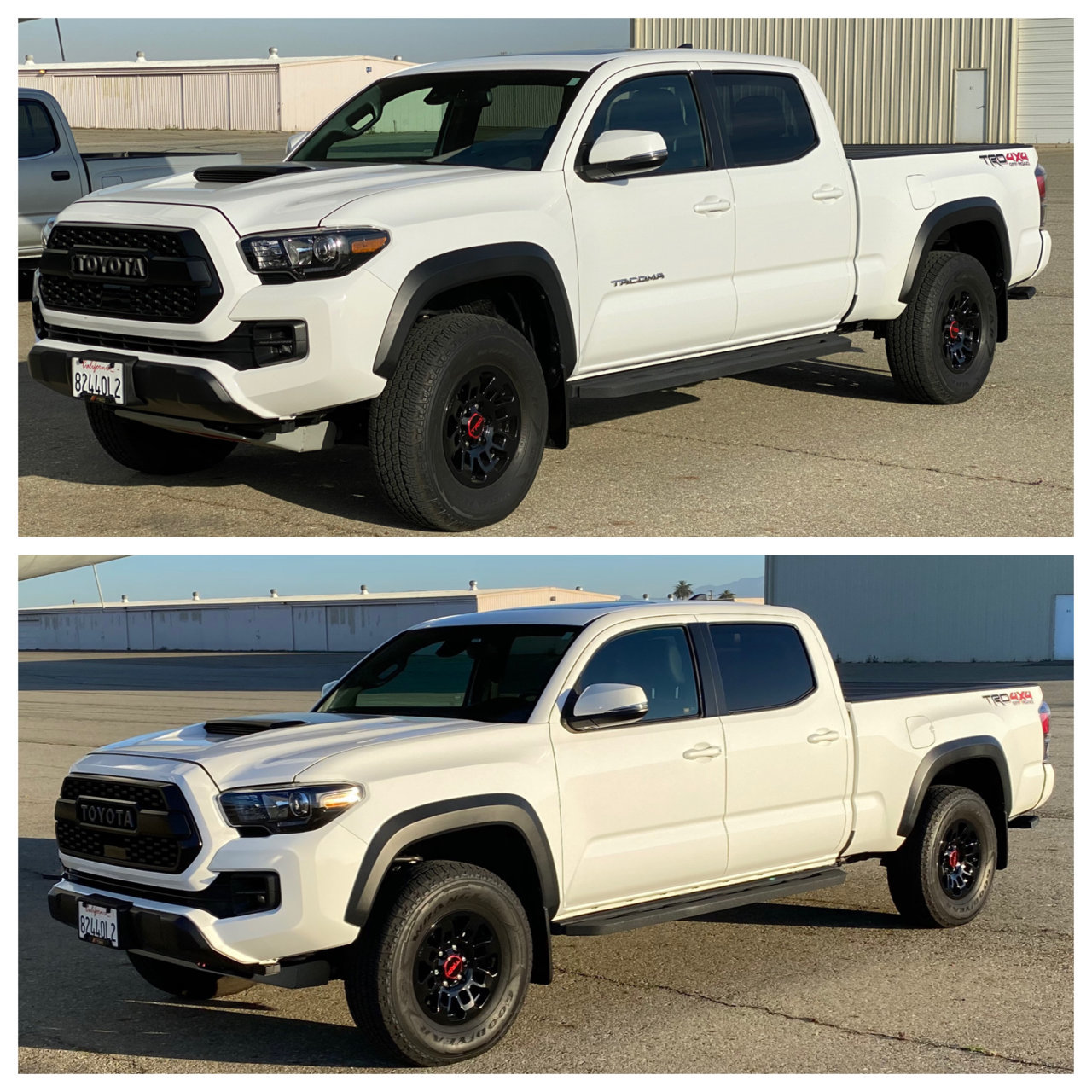 OEM Black Tacoma decal; not Overlay.