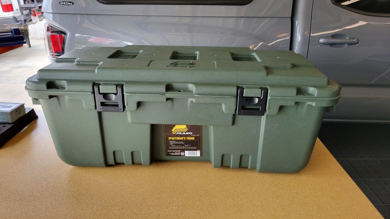 Large 108 qt Black Sportsman's Trunk by Plano at Fleet Farm