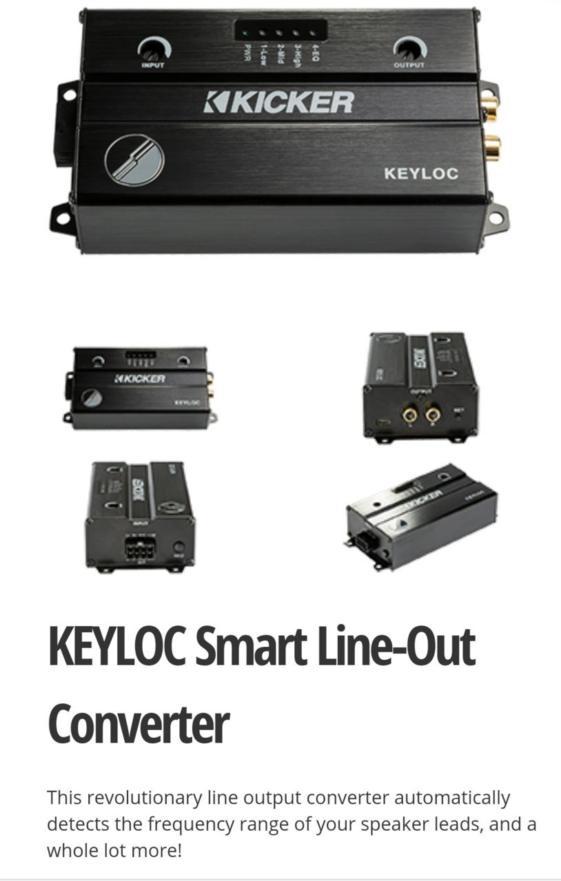 Line output converter kicx как подключить