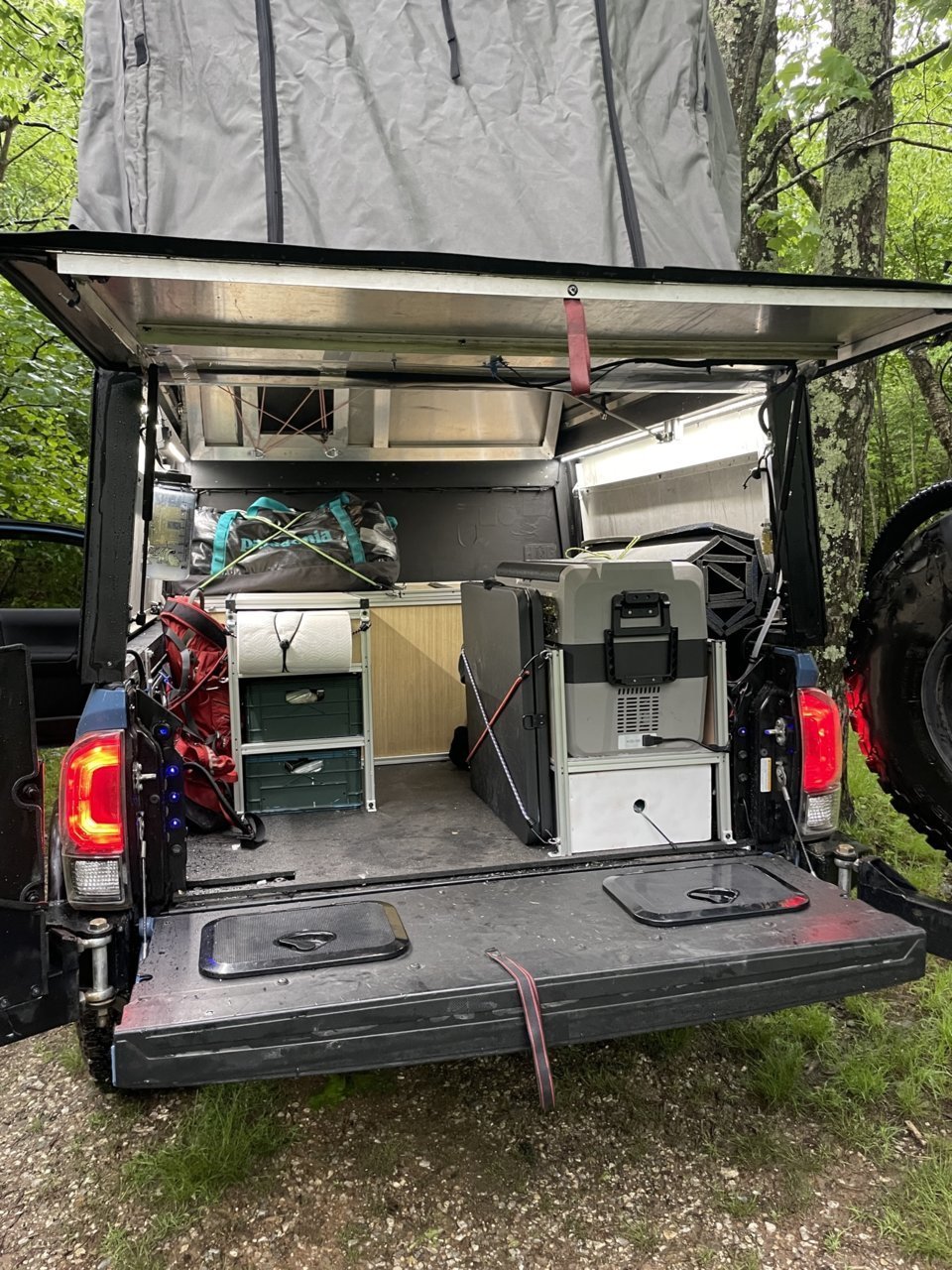 Custom Wedge Camper and Bed Build Out/Living System | Tacoma World