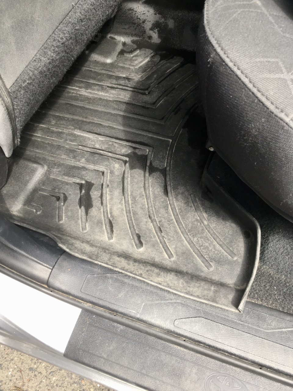 Washing on sale weathertech mats