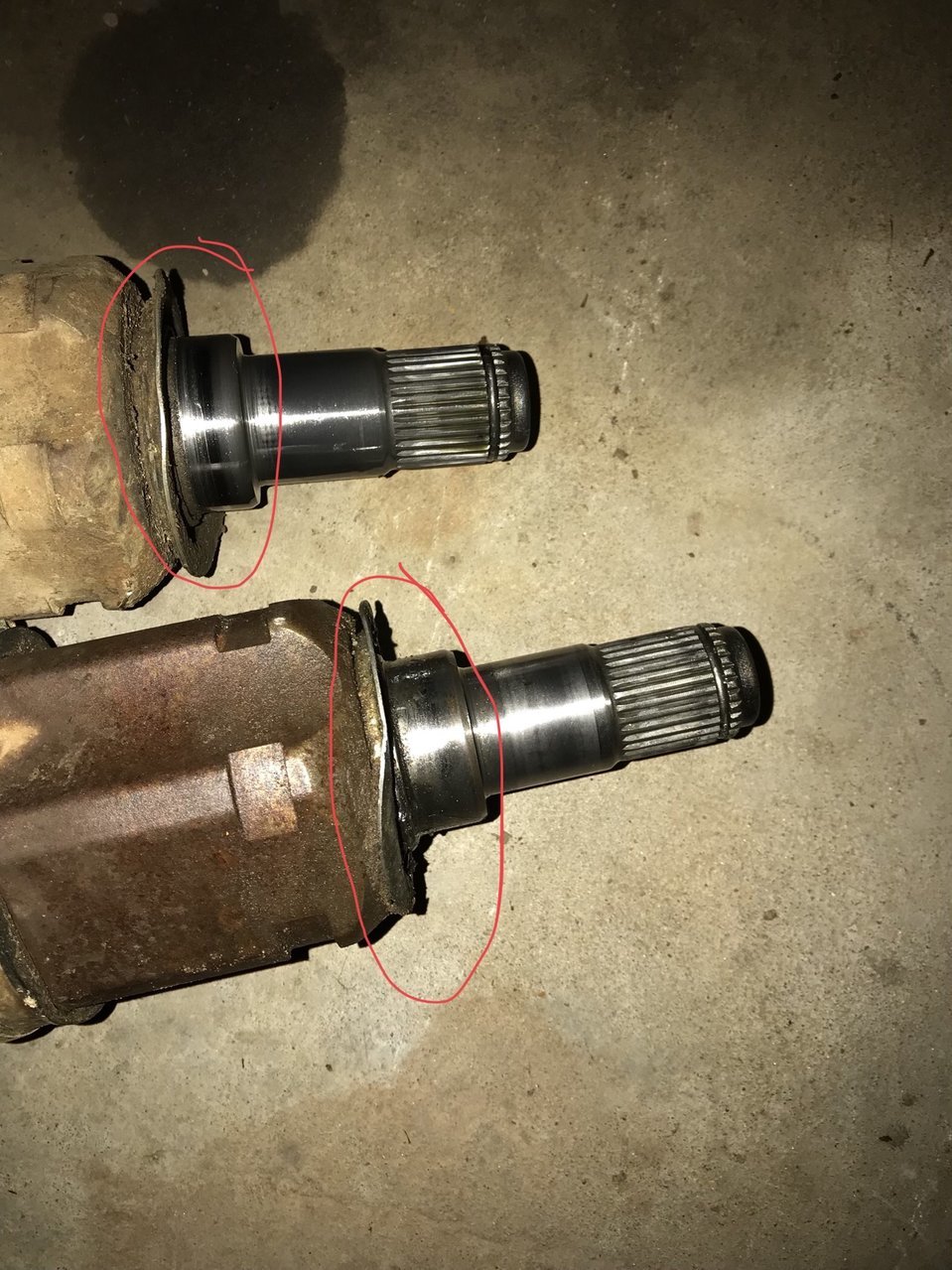 2nd gen axle dust shield part World