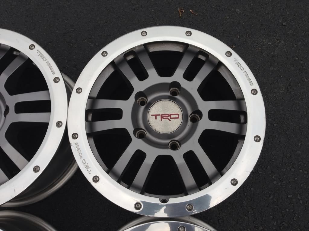 TOYOTA Tundra TRD Rock Warrior Wheel Center Caps Set Genuine OE OEM