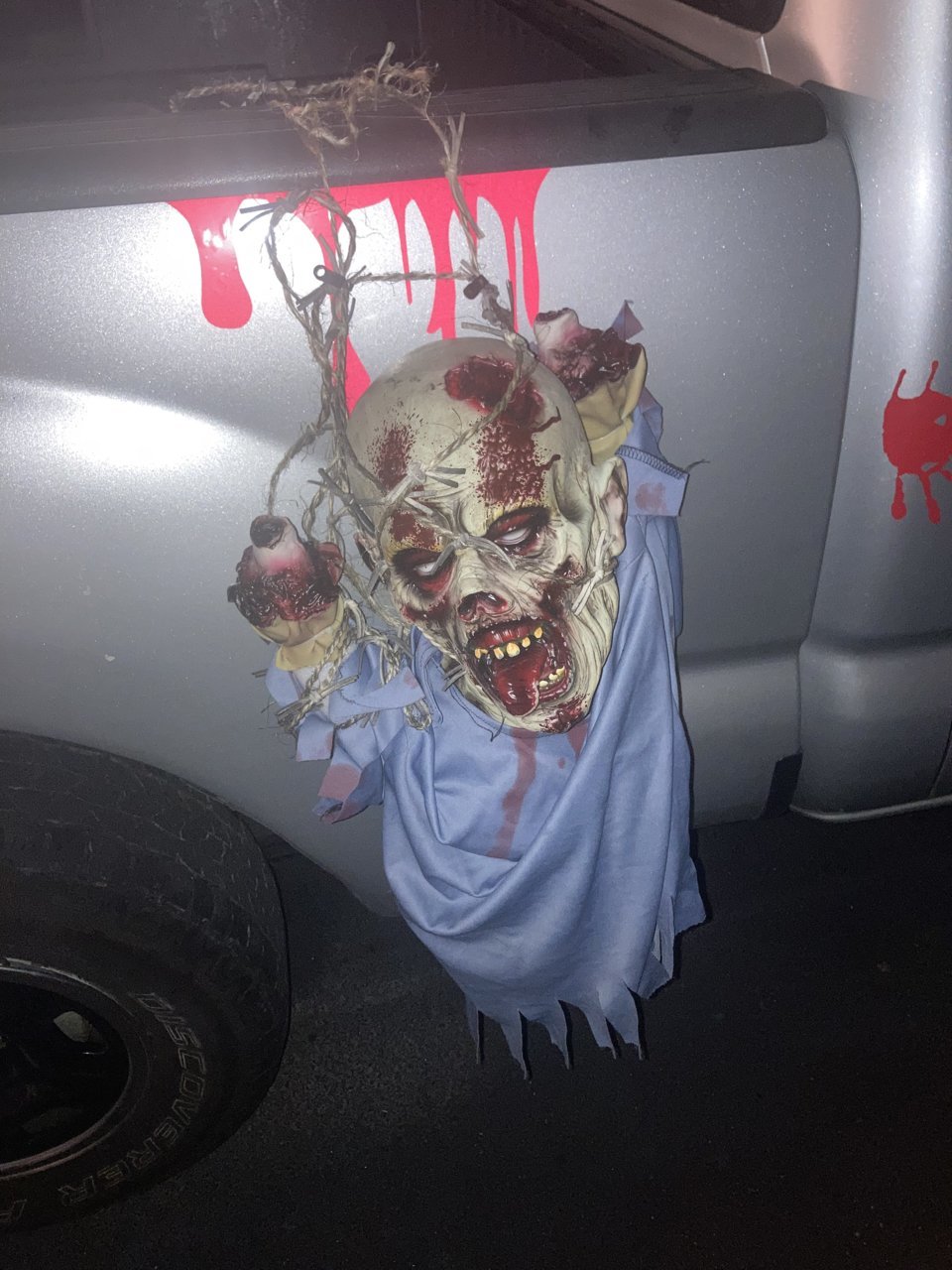 Zombie accessories car hanging . Cute car decor. Halloween