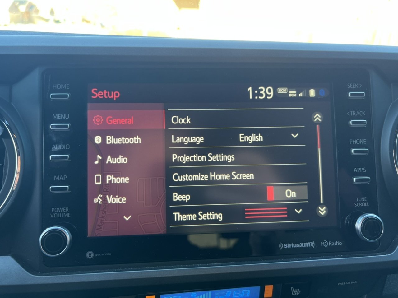 Toyota Tacoma (2016-2019) 6.8 Double DIN Radio Kit