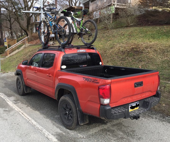 toyota tacoma bike mount