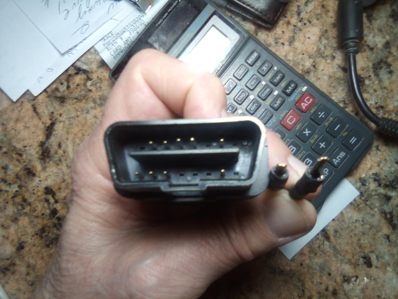 Actron Code Reader on the left - Wits End On The Right.jpg