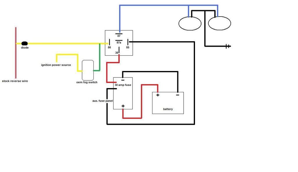 Help Wiring Auxiliary Reverse Lights | Tacoma World land rover defender indicator wiring diagram 