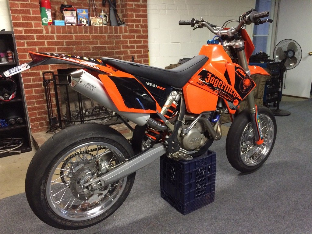 Ktm 400 deals exc supermoto